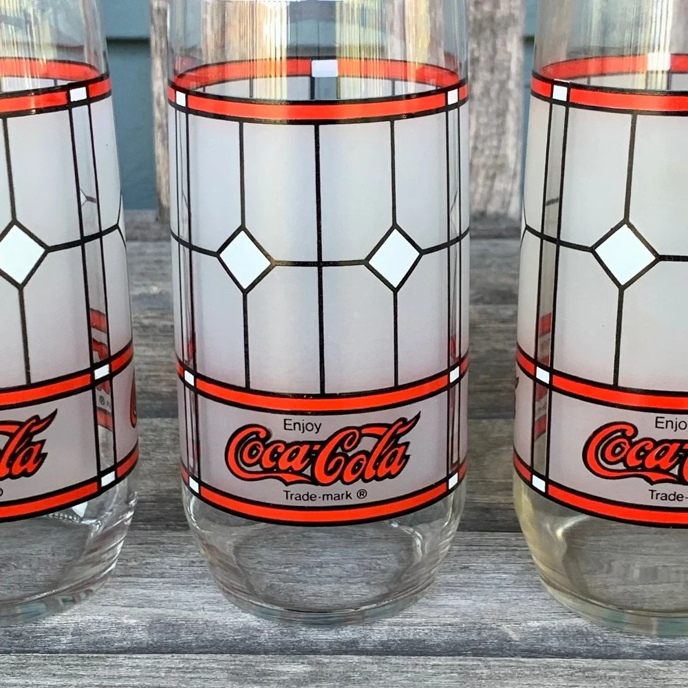 VTG Coca-Cola‎ Drinking Glasses 6